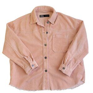 Zara Corduroy Shacket Size S